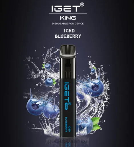 IGET Vape Store KING - 2600 PUFFS Z424555 Iced Blueberry