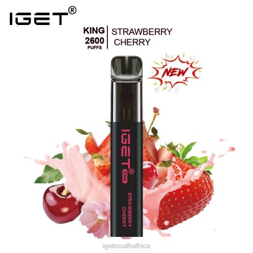IGET Vape KING - 2600 PUFFS Z424574 Strawberry Cherry