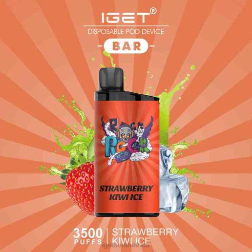 IGET Vape Online BAR - 3500 PUFFS Z424587 Strawberry Kiwi Ice