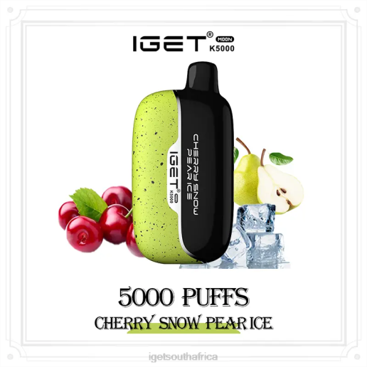 IGET Vape Online Moon 5000 Puffs Z424215 Cherry Snow Pear Ice