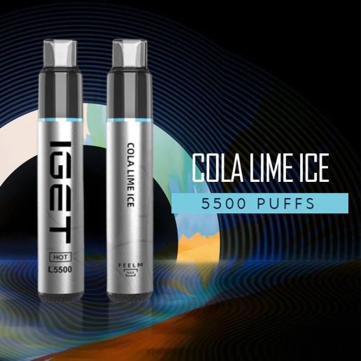 IGET Vape Store HOT - 5500 PUFFS Z424521 Cola Lime Ice